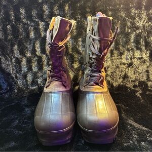 Lacrosse Ice King Leather Insulated Winter Boots in size 13US Brown with Inserts